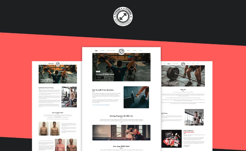 Fitness Fitness personal training website